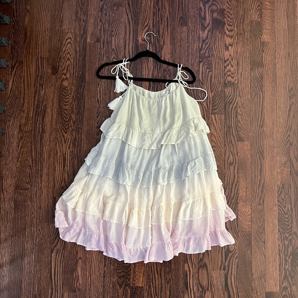 Shop red Dress multi tie dye dress size small